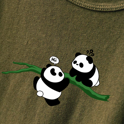 VASTRAPVT | Panda | Black, Navy Blue, Olive Regular T-Shirt